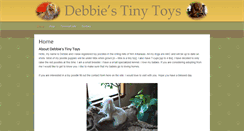 Desktop Screenshot of debbiestinytoys.com