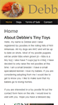 Mobile Screenshot of debbiestinytoys.com